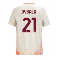 Dres AS Roma Paulo Dybala #21 Preč 2024-25 Krátky Rukáv